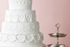 Grand white wedding cake